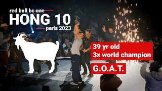 Hong10 🐐 - 39 Yr Old, 3x World Champion // stance // Red Bull BC One 2023