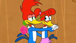 Woody's date gets crashed | Woody Woodpecker