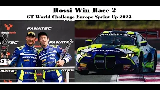 Valentino Rossi Win Race 2 GT World Challenge Europe 2023 in Hometown (Misano)