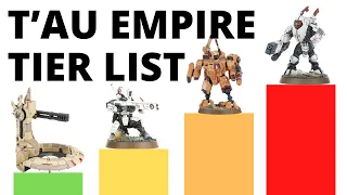 T'au Empire Units Tier List in 10th Edition Warhammer 40K - Strongest and Weakest Tau Datasheets?