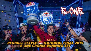 DJ E-ONE - 2019 Red Bull 3Style Indonesia Final Recap + Winning Set #3STYLE