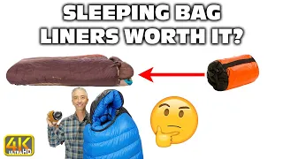 Are Sleeping Bag Liners Worth It? (4k UHD) #camping #sleepingbag