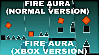 FIRE AURA (NORMAL VERSION AND XBOX VERSION) LEVEL 1, LEVEL 2 100% COMPLETE THE IMPOSSIBLE GAME