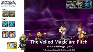 DFFOO GL (The Veiled Magician Magic CHAOS Challenge Quest), Shantotto, Lulu, Porom