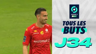 Tous les buts de la 34ème journée - Ligue 2 BKT / 2022-2023