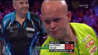 PDC World Matchplay 2017 | Quarter Final | Taylor - van Gerwen Highlights