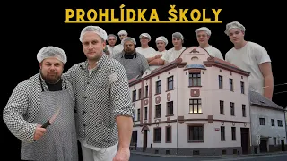 Prohlídka školy | Střední škola a její obory | Mistr Málek a Starej Fotr