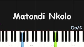 Moïse Mbiye - Matondi Nkolo | EASY PIANO TUTORIAL BY Extreme Midi