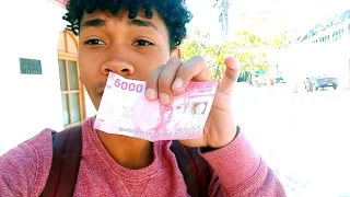 Un día COMIENDO en la CALLE con $5000 PESOS en CALAMA | CHILE 🇨🇱