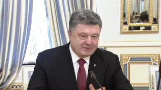 Порошенко очень рад встрече с Эрдоганом