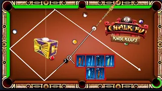 Box Only Gives Animated Cues 🤯 8 Ball pool Chalk Fu Knockout Rank 1 || cyberplayer