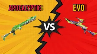 free fire 🔥 Apocalyptic Green M1014 (Vs) EVO M1014 Guns⚡No Vest .. Which is Best 😎