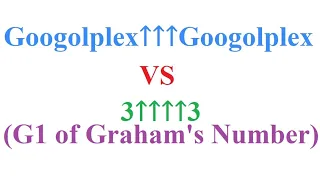 Googolplex↑↑↑Googolplex VS 3↑↑↑↑3 (G1 of Graham's Number)
