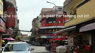 PHNOM PENH STREET 136 BARS DAYTIME WALK