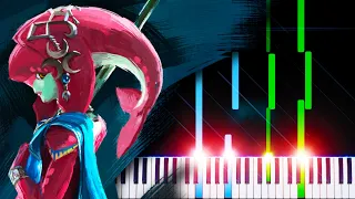 Mipha's Theme (TLoZ: Breath of the Wild) - Piano Tutorial