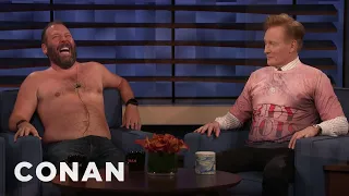 Bert Kreischer Takes Off His Shirt On CONAN | CONAN on TBS