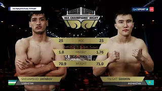 IBA Champions Night: 🇺🇿Saidjamshid Jafarov vs Talgat Shaiken 🇰🇿 Full fight. 27.04.2024