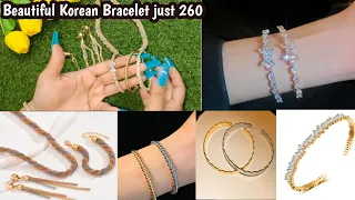 Stylish lightweight Korean bracelet 2024 // Fashion Jewellery Korean // Imported bracelet