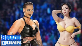 WWE Full Match - Rhea Ripley Vs. Goldey : SmackDown Live Full Match
