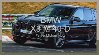 BMW X3 M40D bei Nässe auf dem Nürburgring - Michael Holz