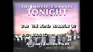 The Movie Channel promos, 4/6/1987 (partial)