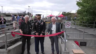 Chittenden Locks Fish Ladder Viewing Room Re-opening Ceremony