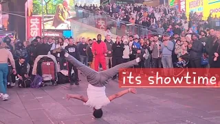 Times square show - Saturday night breakdance