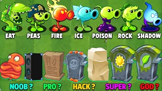 PvZ2 Challenge - How Many Peas Can Defeat All Grid Items Noob - Pro - Hack - Super - God !