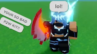 Using Elektra Buff to DESTROY Toxic Player (Roblox Bedwars)