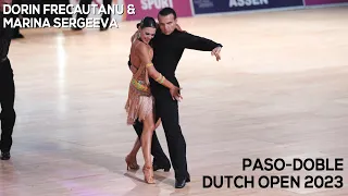 Dorin Frecautanu & Marina Sergeeva - Paso Doble | Dutch Open 2023