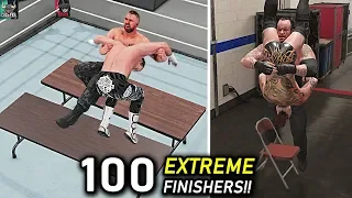 WWE 2K19 Top 100 Extreme Finishers!! WWE 2K20 Countdown