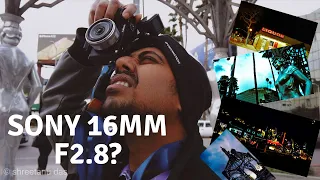 Sony 16mm f2.8 field test and review