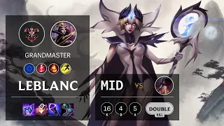 LeBlanc Mid vs Akali - EUW Grandmaster Patch 11.6