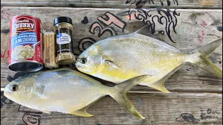 ABSOLUTE SIMPLE Way To Catch Loads Of Fish (Pompano Catch, Clean and Cook) Fishing Saltwater Florida