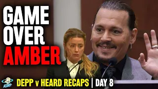 UNREAL! Amber Heard PROVEN to be a FRAUD!? Johnny Depp's LAST DAY on the Stand! - Day 8 RECAP!