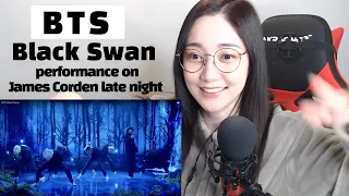 [Reaction] BTS Black Swan Performance on James Corden Late late Show