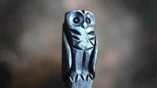 Forging an owl - Blacksmithing