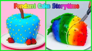 😍 Fondant Cake Storytime 🌈 Top Fondant Fruit Cake Decorating Compilation
