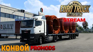 Конвой в Euro Truck Simulator 2 на новом MAN | PROMODS 2.65