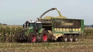 Mais Hakselen 2017 : Vital Laschet & Wiesemes / 2 x Claas 960 / Fendt 939 / 936 / 930