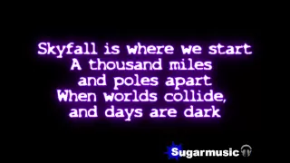 Adele - Skyfall [Lyrics On Screen HD]