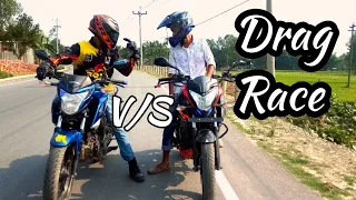 NS 160 vs Hornet 160r. Drag Race. || Bike Lover Bachelor ||