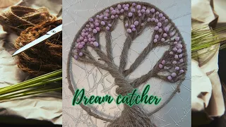 Expensive Look Dream catcher craft Treeof life | DIY jute rope Wall hanging #dreamcatcher