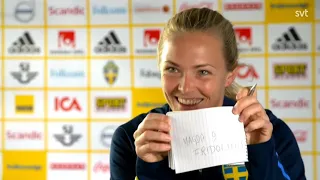 Magda Eriksson interview (translated) ahead of Euros qualifier vs Hungary