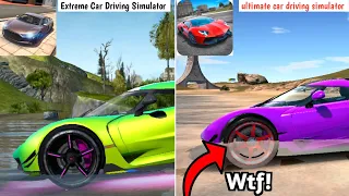 Ultimate car driving vs Extreme Car Driving Simulator | (Logic & Details) Comparison Part 2