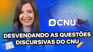 Discursiva para o Concurso Nacional Unificado | O que estudar para o Concurso Nacional Unificado? 📚