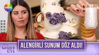 Yasemin gelinden allı pullu su eşliğinde kahve sunumu! | Gelin Evi 1098. Bölüm