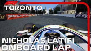 F1 2020 Honda Indy Toronto | Nicholas Latifi Onboard