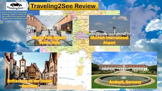 Flight Venice to Munich visiting Ansbach & Rothenburg Ob der Tauber Germany #travel #adventure #fun