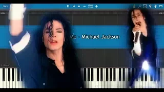 Michael Jackson - Give In To Me (Synthesia Piano Tutorial)